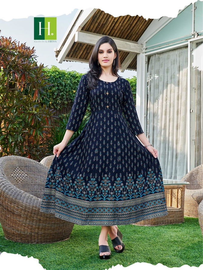 Katrina Hirwa 01-10 Anarkali Kurtis Catalog